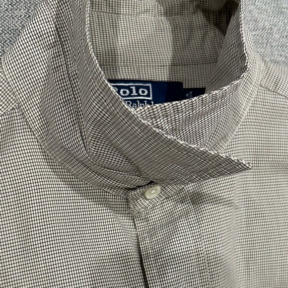 Vintage Polo by Ralph Lauren Men’s L Button Down (Pin Check) Lowell Sport Shirt - Picture 3 of 8